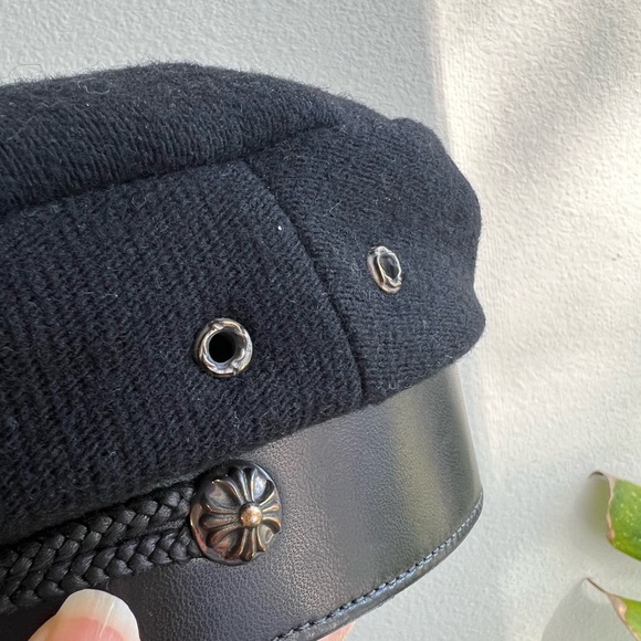 ❌SOLD❌Chrome Hearts Wool Cross Captain Beret - Picture 12 of 14